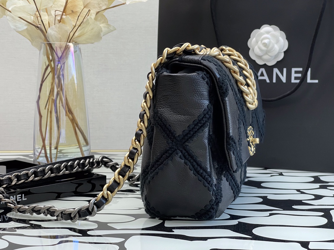 Ch@nel 19 Flap Bag-16*26*9CM
