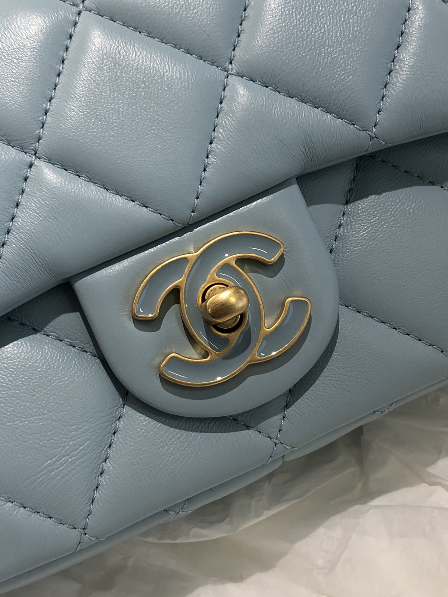 Ch@nel Flap Bag-18×12×5CM