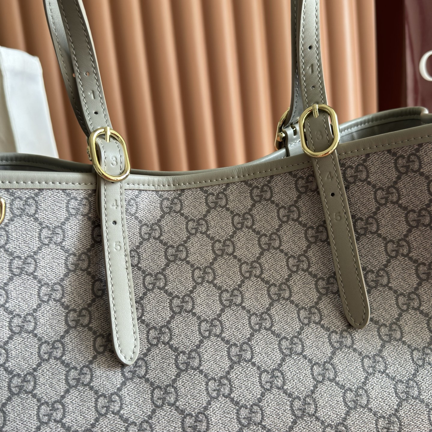 Guc*ci GG Emblem Bag-38*25*15CM