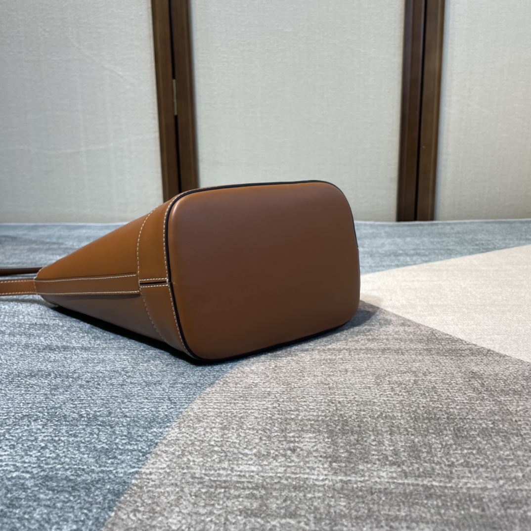 Ce**e cuir bucket-30×22×13cm