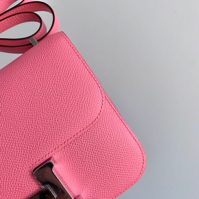 H**mes constance epsom leather-19cm