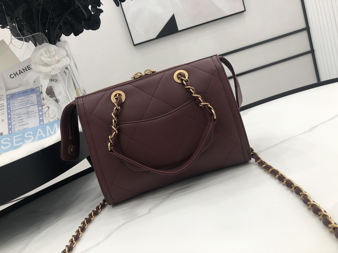 Ch@nel Boston Pillow Bag-22.5*13*18CM