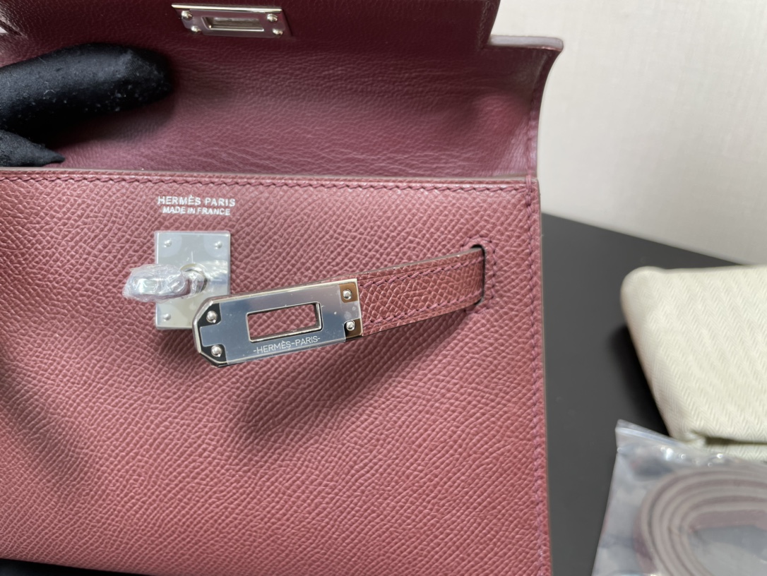 H**mes kelly-gold&silver hardware-19cm