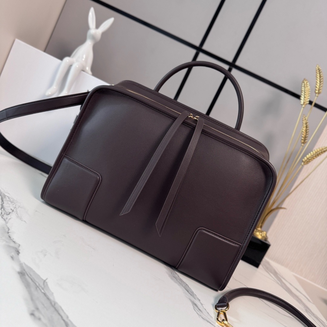 Amazona 180 Bag In Soft Calfskin Black-34.5*14*27CM