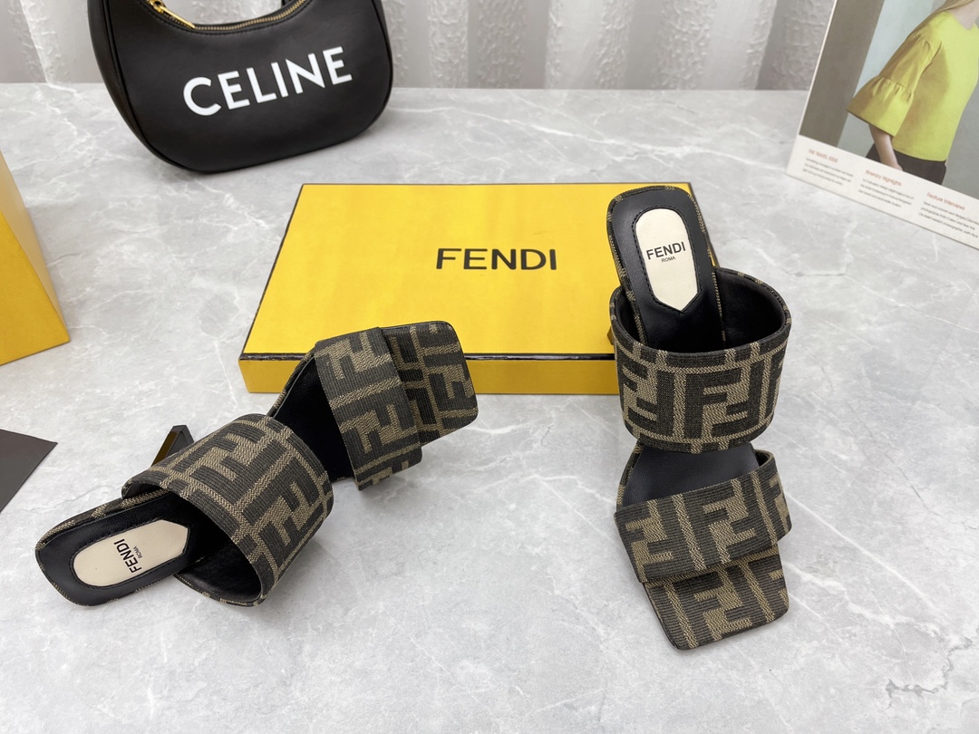 versace&F**di 2022ss sandals-10cm(eu35-41)