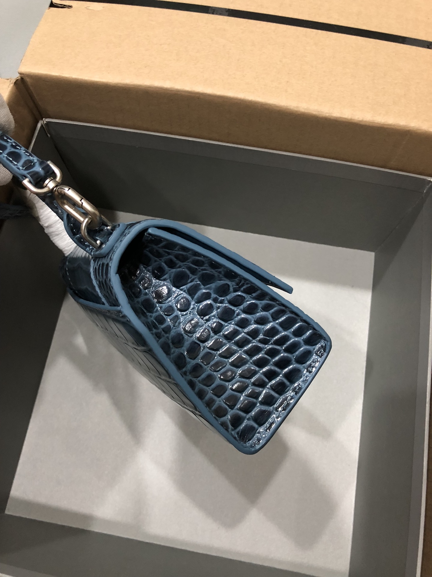 Ba*len*cia*ga small hourglass bag-13*8*19cm