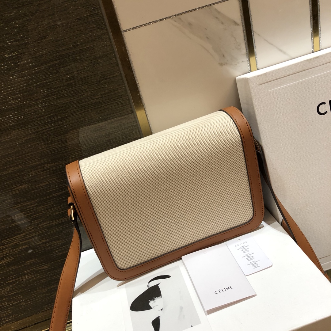 Celin Tambour Box Bag-22*16.5*7CM