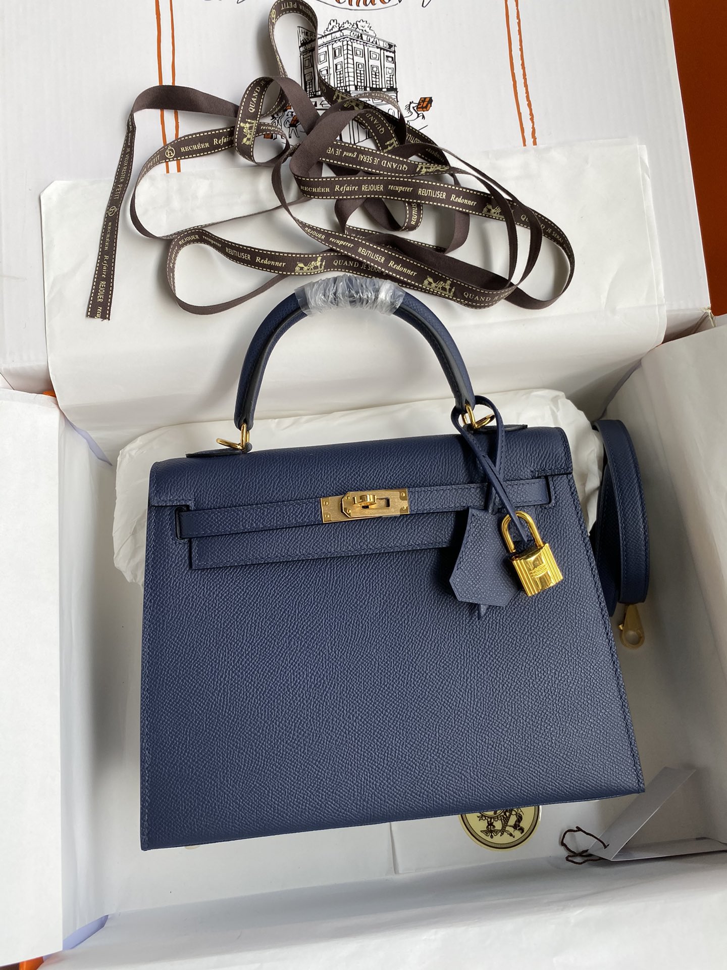 H**mes kelly-epsom leather-25cm