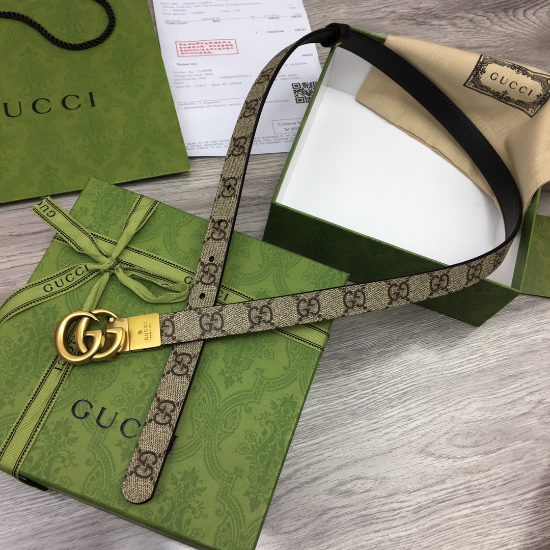 G*u*i belt-2cm