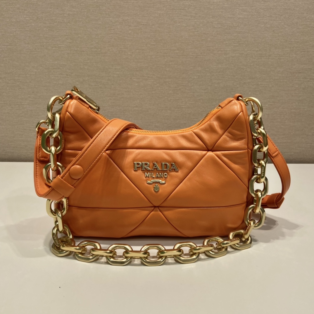 Pra*a system hobo bag 1bd158 -25*18*7cm