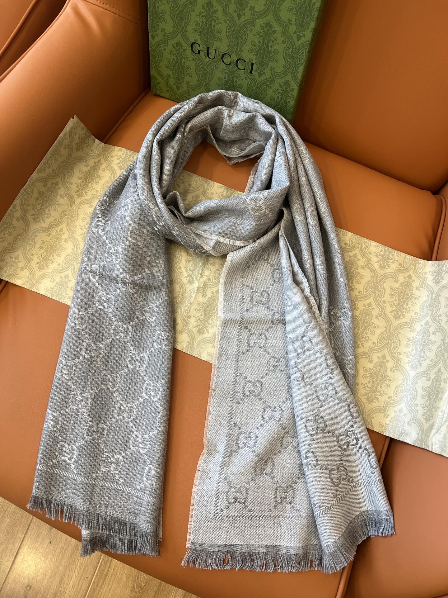 G*u*i scarf-48*180cm