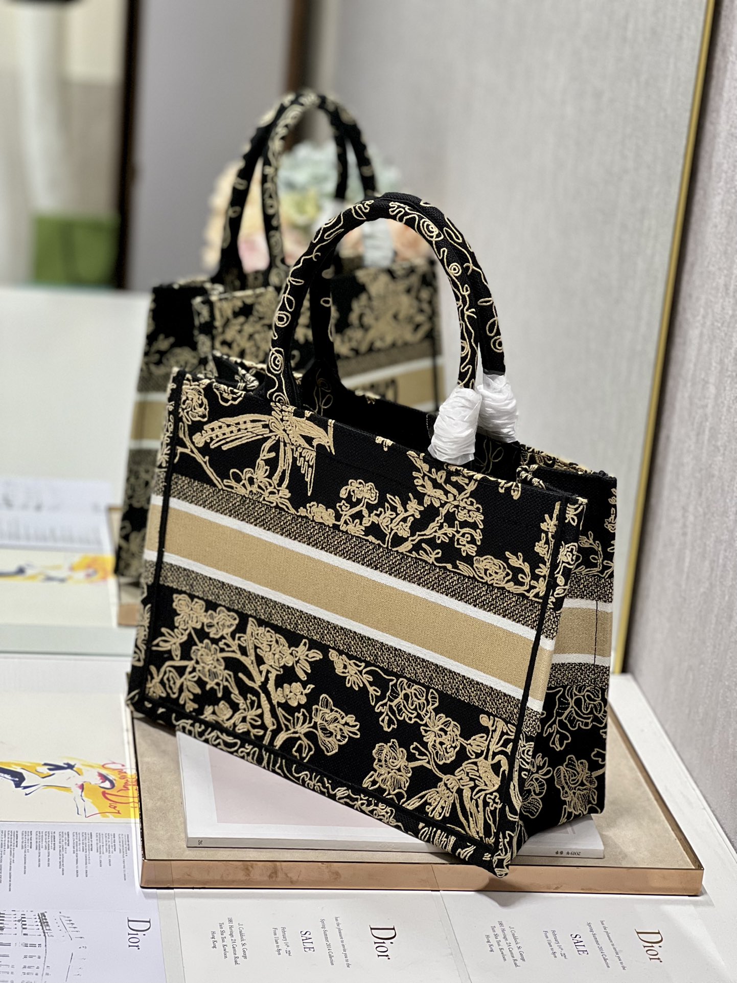 D*or small book tote-36*18*28cm