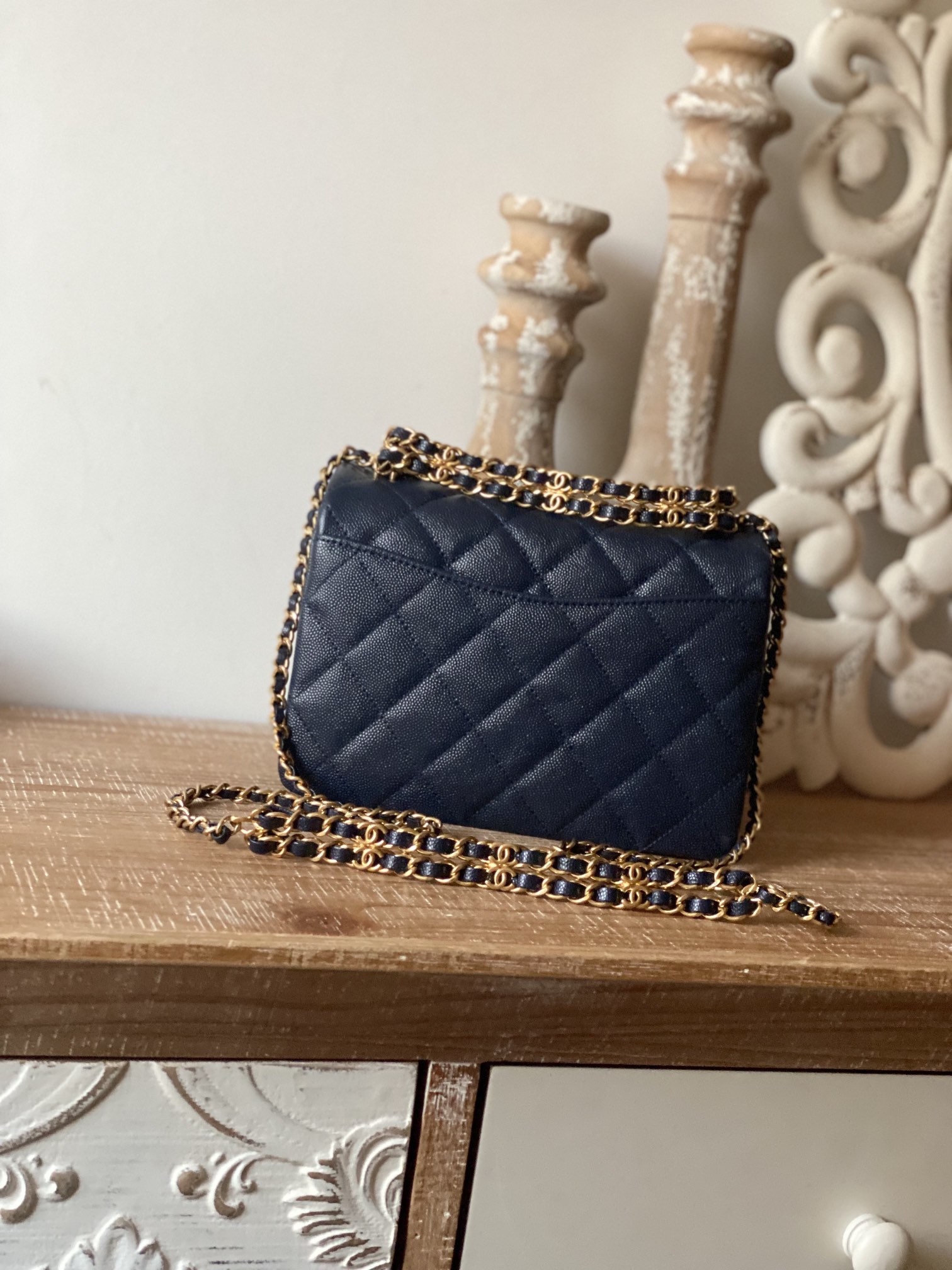 Ch@nel Flap Bag-13*20*9.5CM