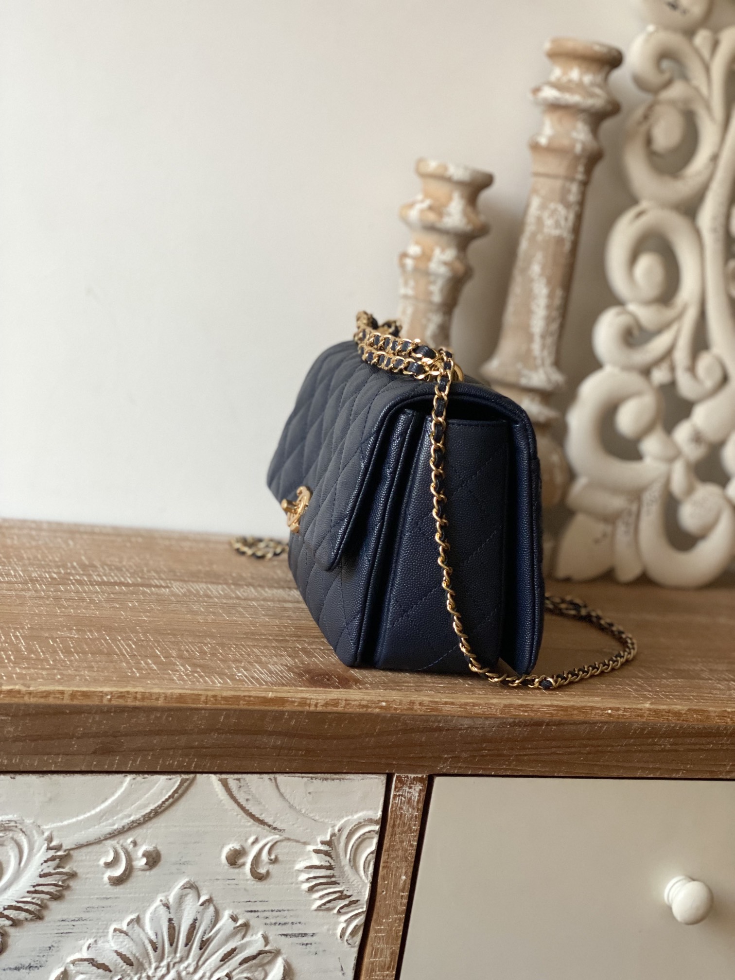 Ch@nel Flap Bag-16*23*11.5CM