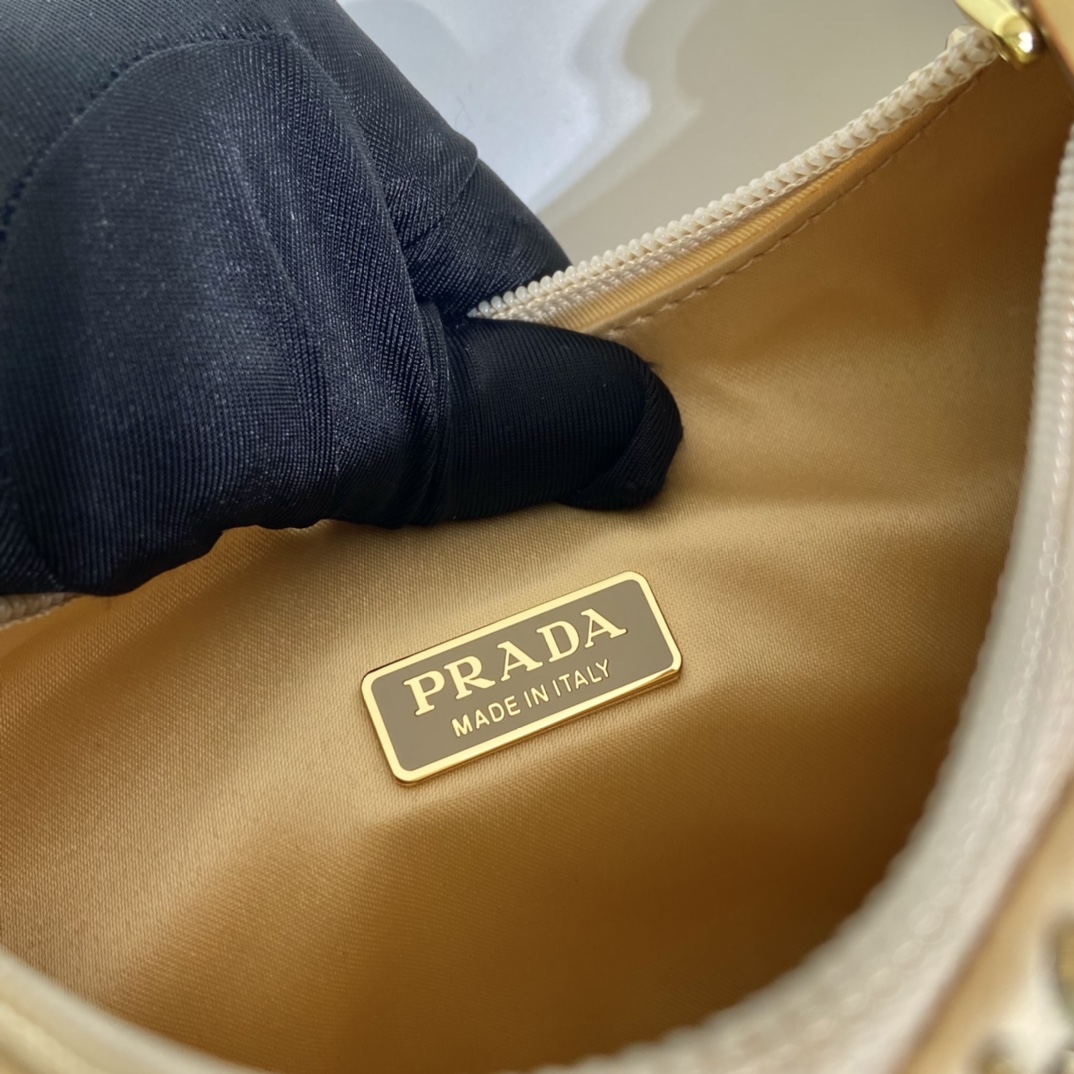 Pra*a nylon 1ne515 hobo bag-23*14*5cm