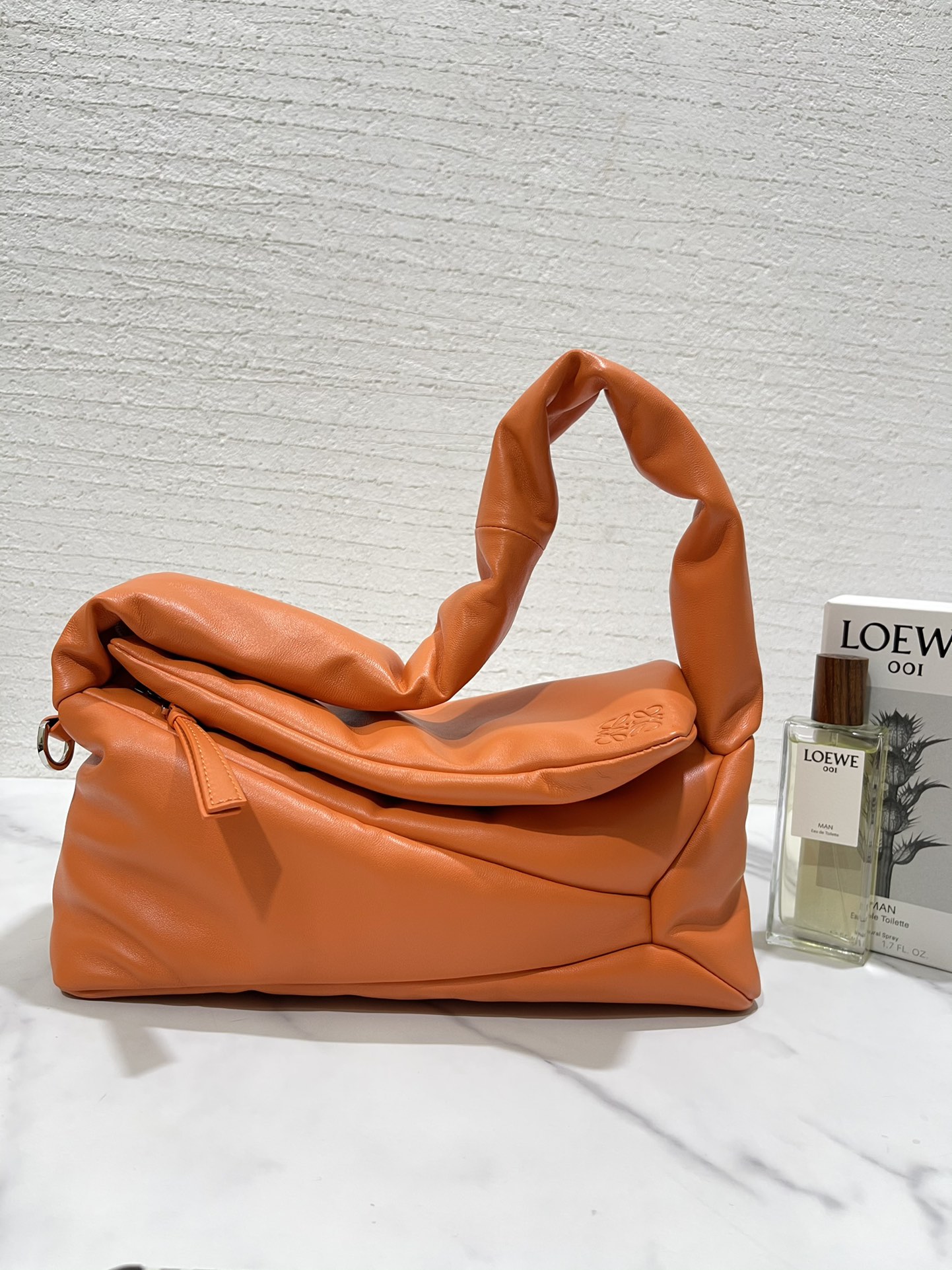 L0ew* puzzle puffer hobo bag-31*16*13cm