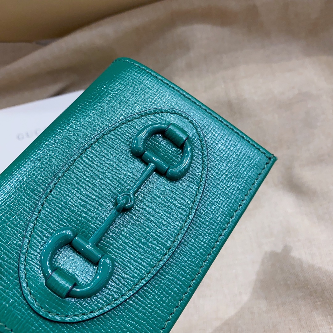 G*u*i 1955 horsebit wallet-11x 8.5 x 3cm