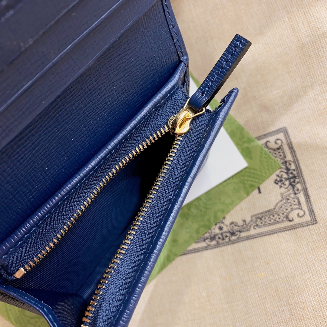 G*u*i 1955 horsebit wallet-11x 8.5 x 3cm