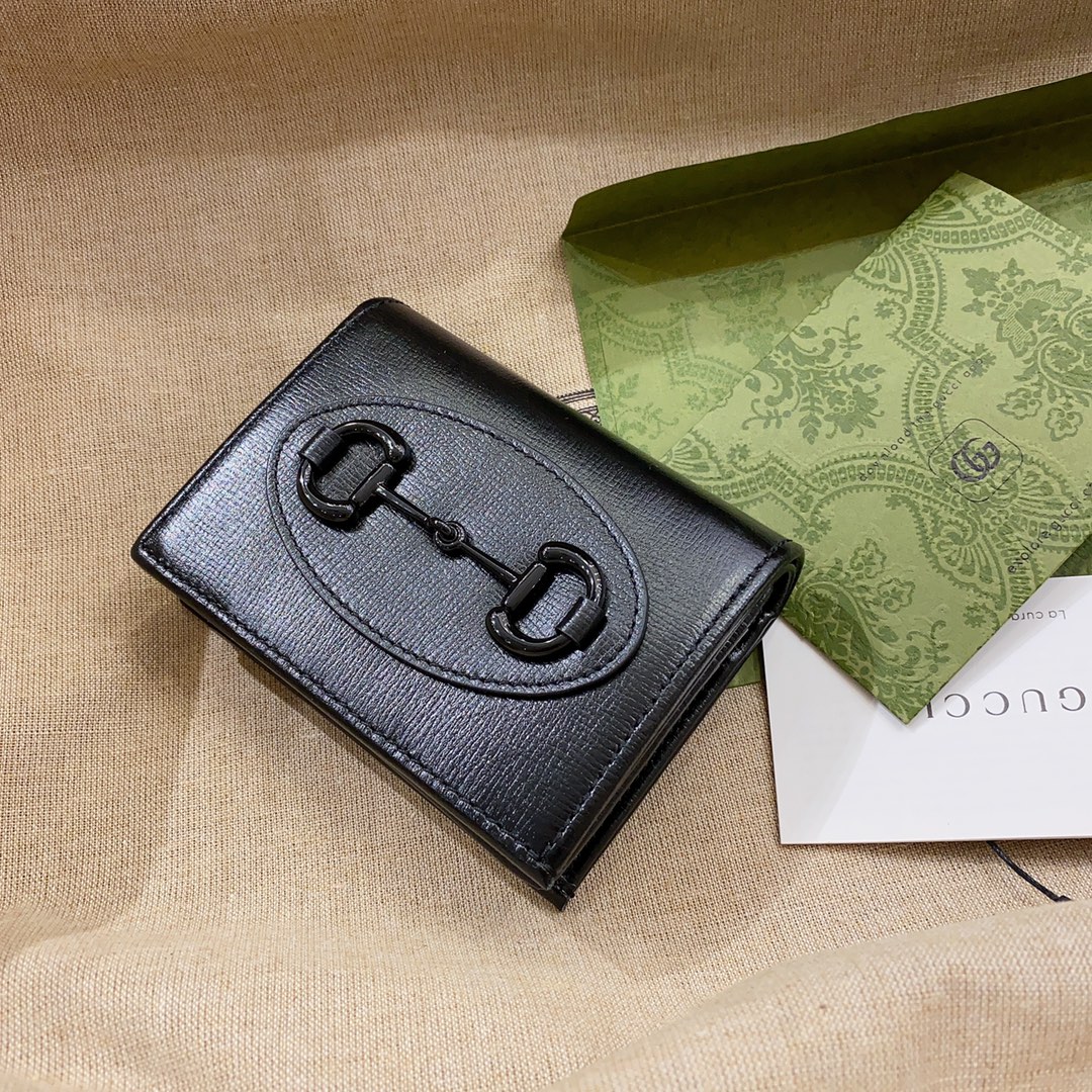G*u*i 1955 horsebit wallet-11x 8.5 x 3cm