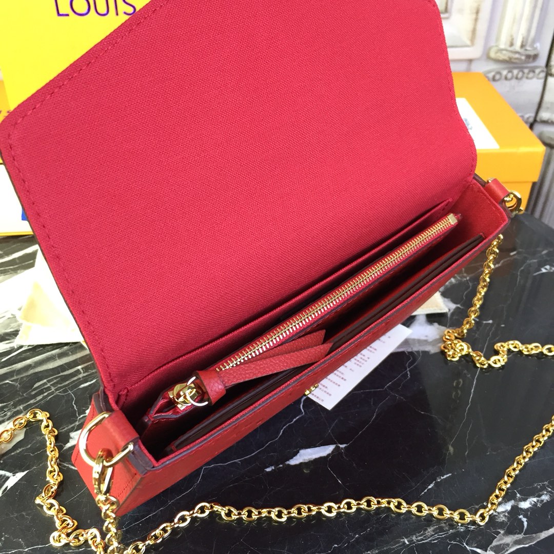 l0*is V*t0n pochette félicie-m63700-21*11* 2cm