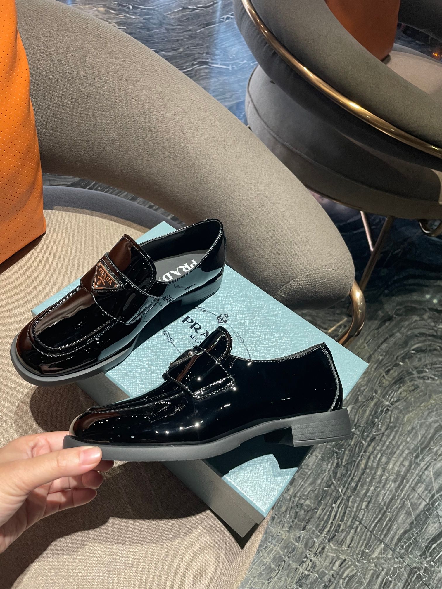 Pra*a boots 2023ss-3cm