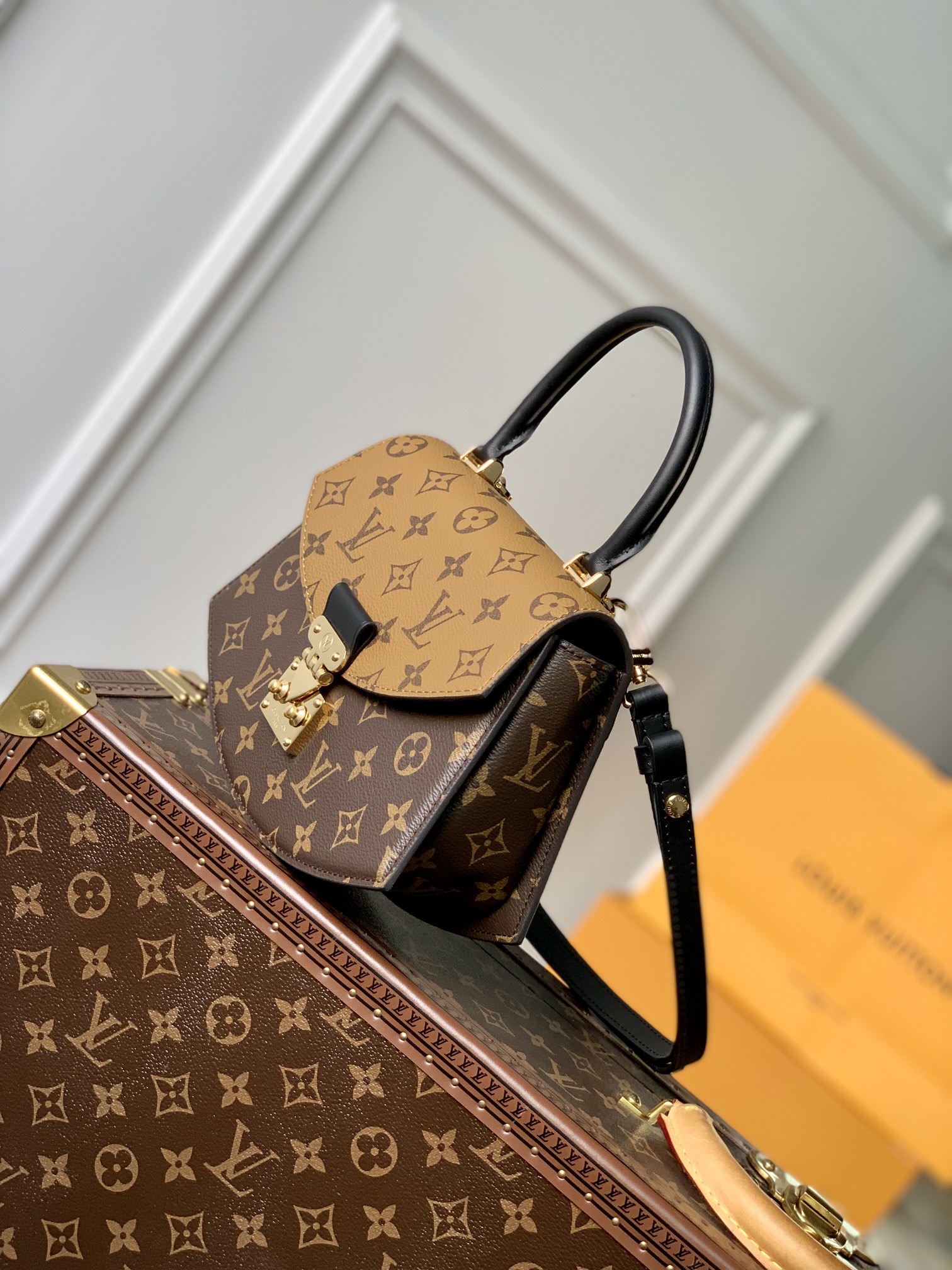 l0*is V*t0n vintage tilsitt bag m46548-23.5×16.5×8cm