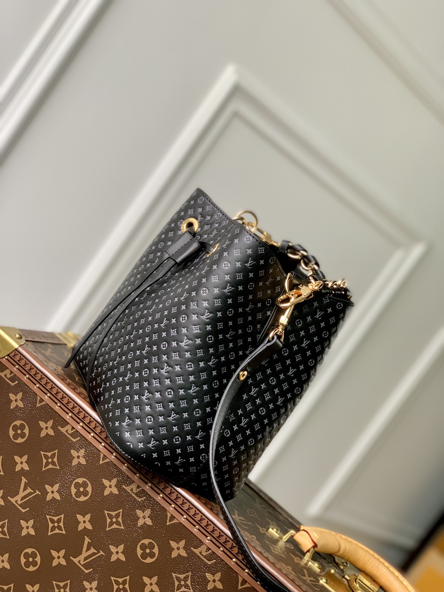 l0*is V*t0n néonoé bucket bag -m46581- 20 x 20 x 13 cm