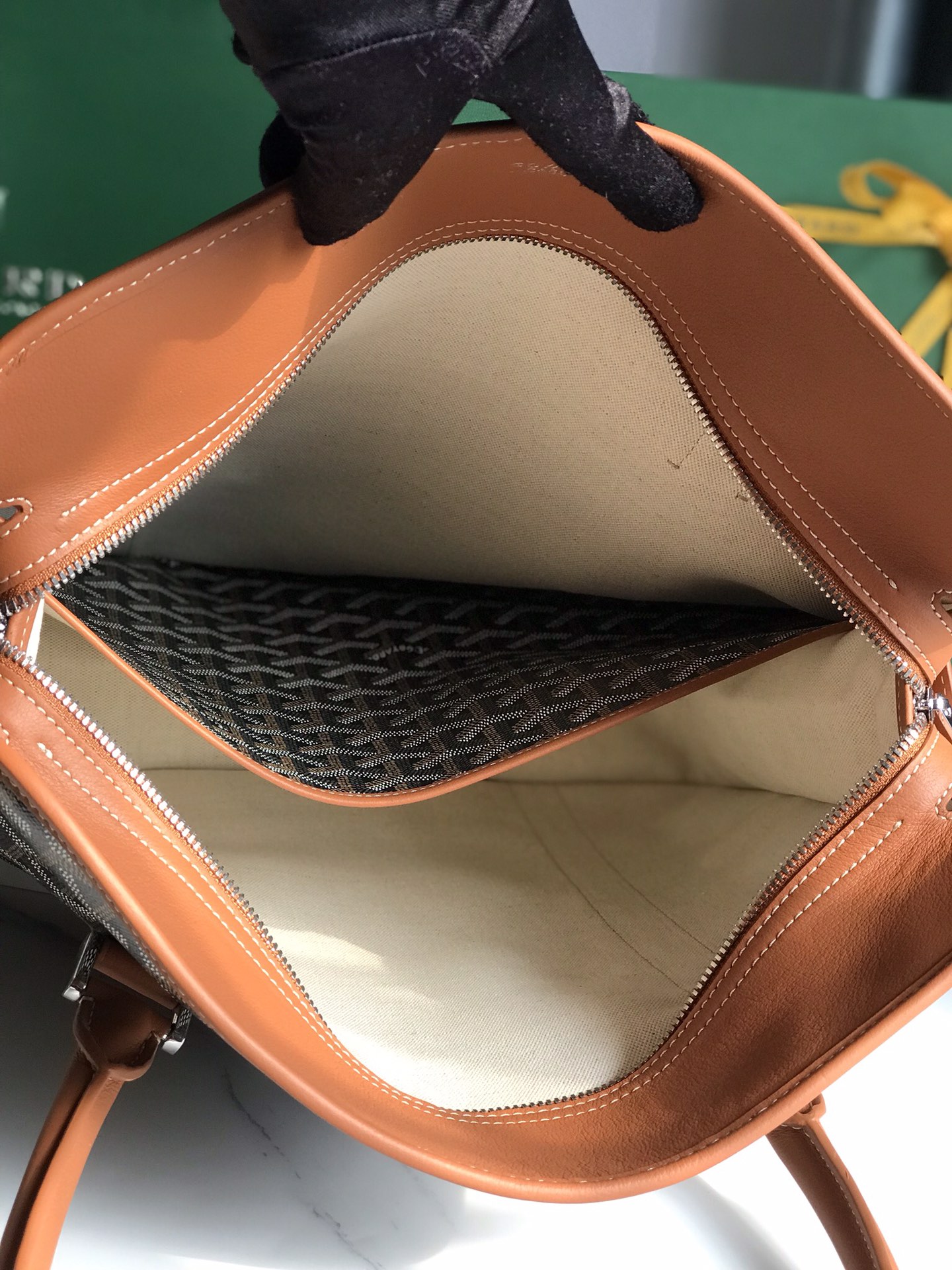 Go*ard bourgogne tote -35×39×11cm