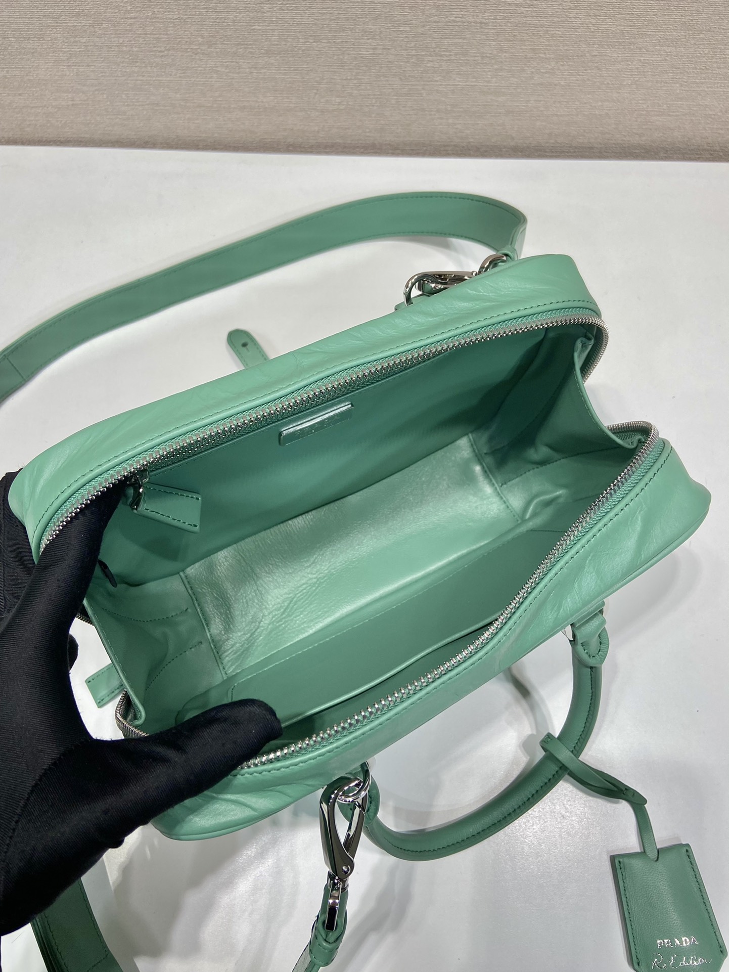 Pra*a 1bb092 boston tote-24*15.5*7cm