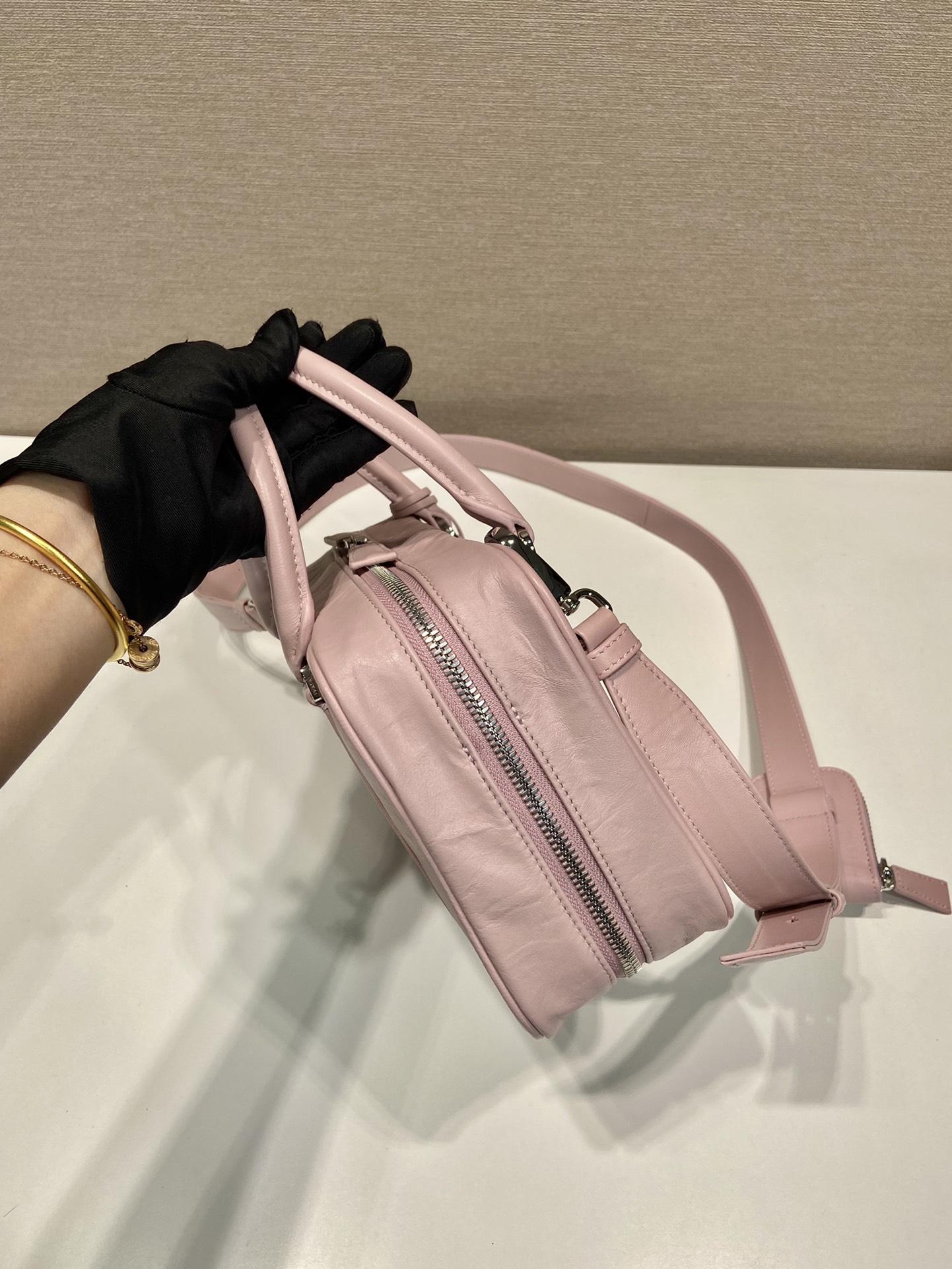 Pra*a 1bb092 boston tote-24*15.5*7cm