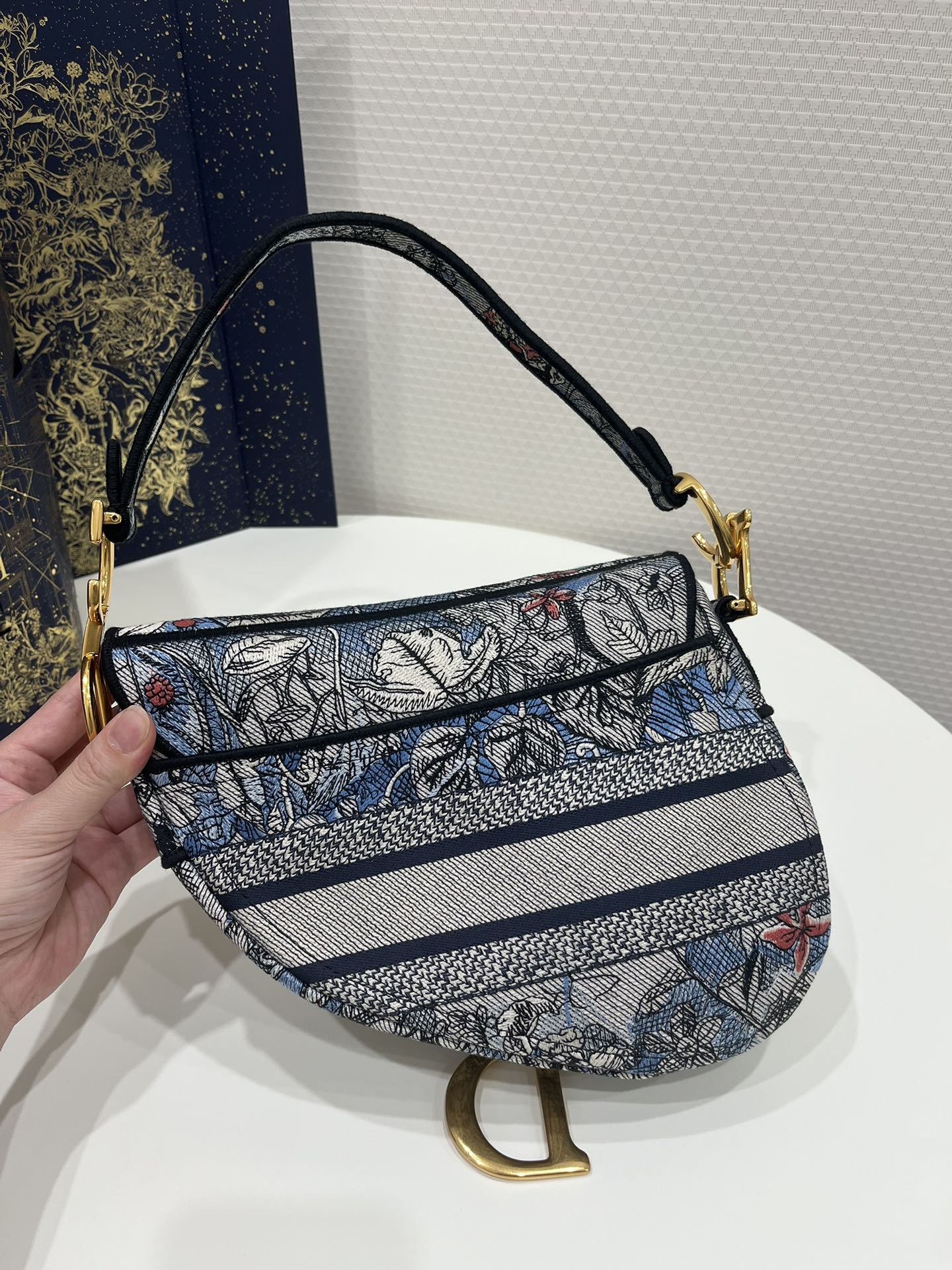 D*or saddle bag-25.5×6.5×20cm