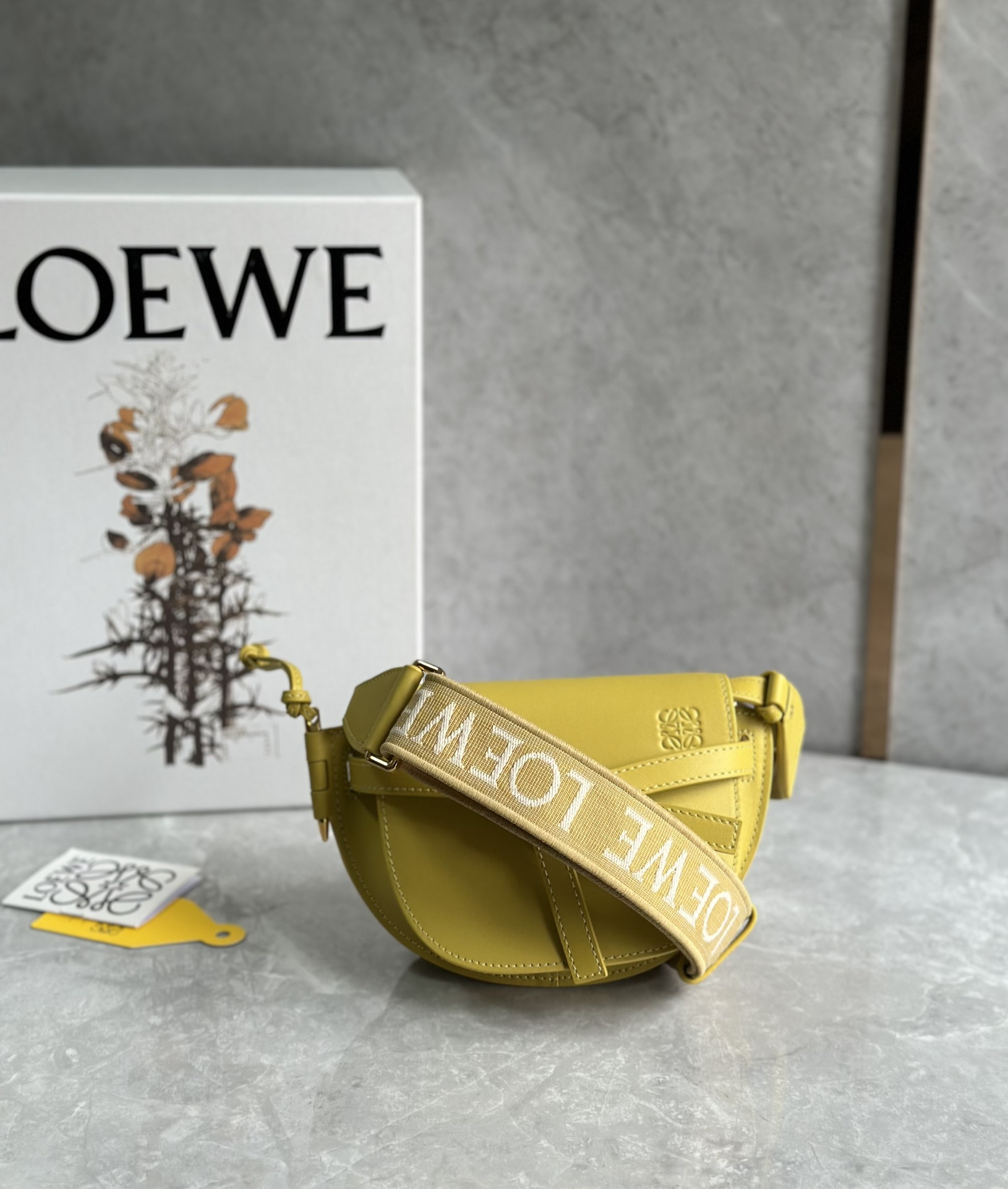 L0ew* mini gate dual bag-21*12.5*9cm