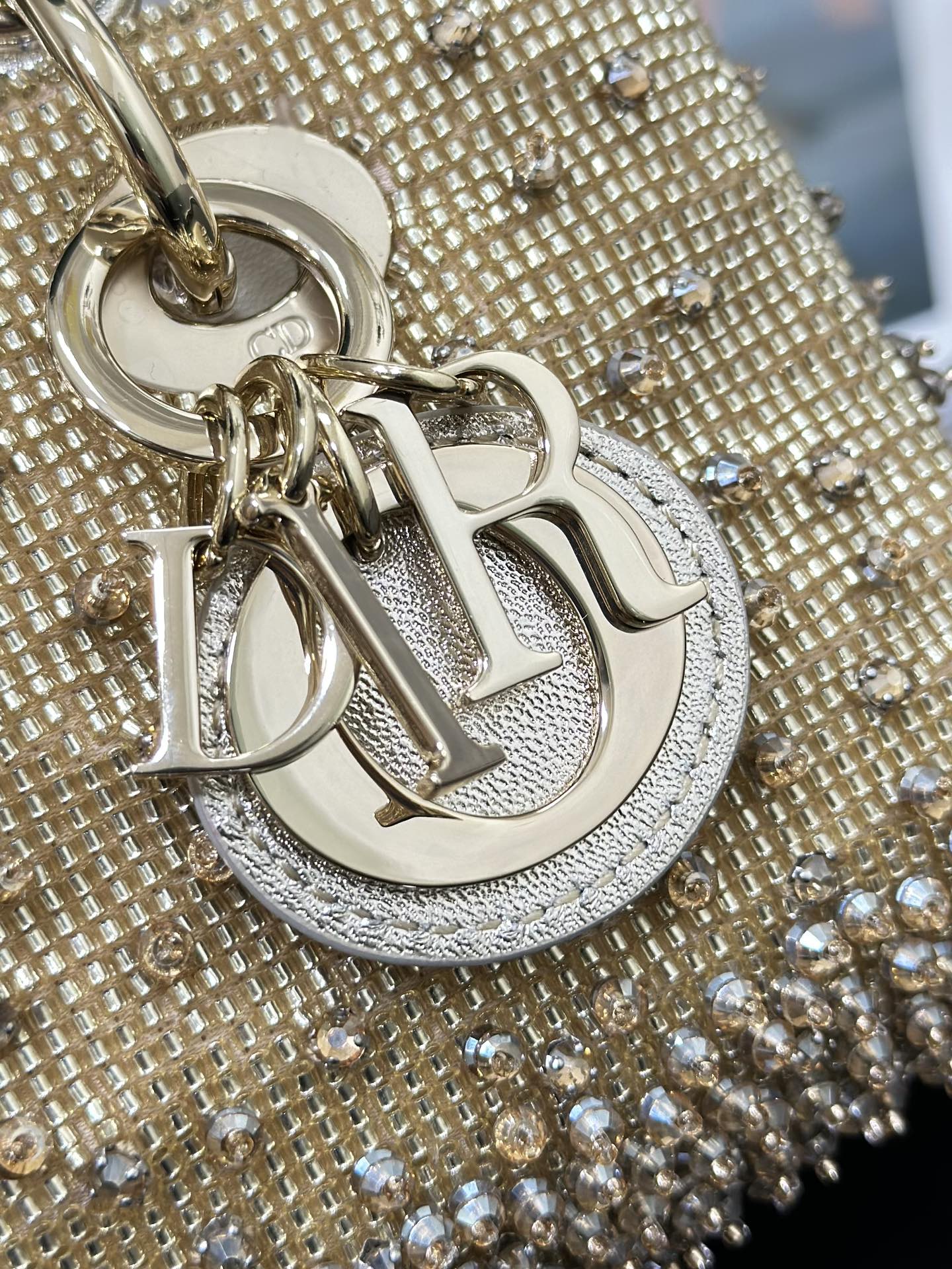 lady D*or handle bag-16 x 9 x 5cm