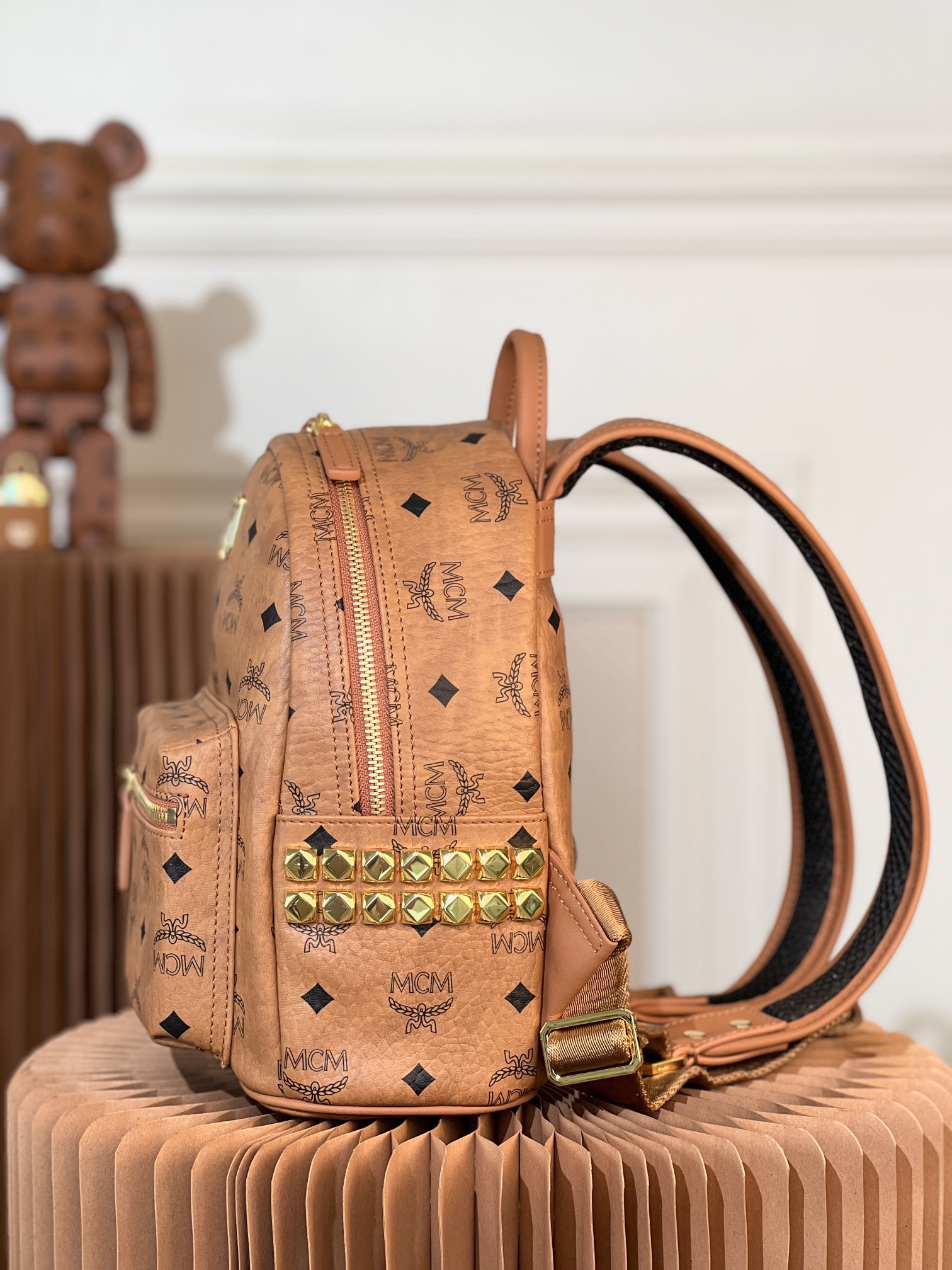 MCM Backpack-10.5 x 21.5 x 26CM