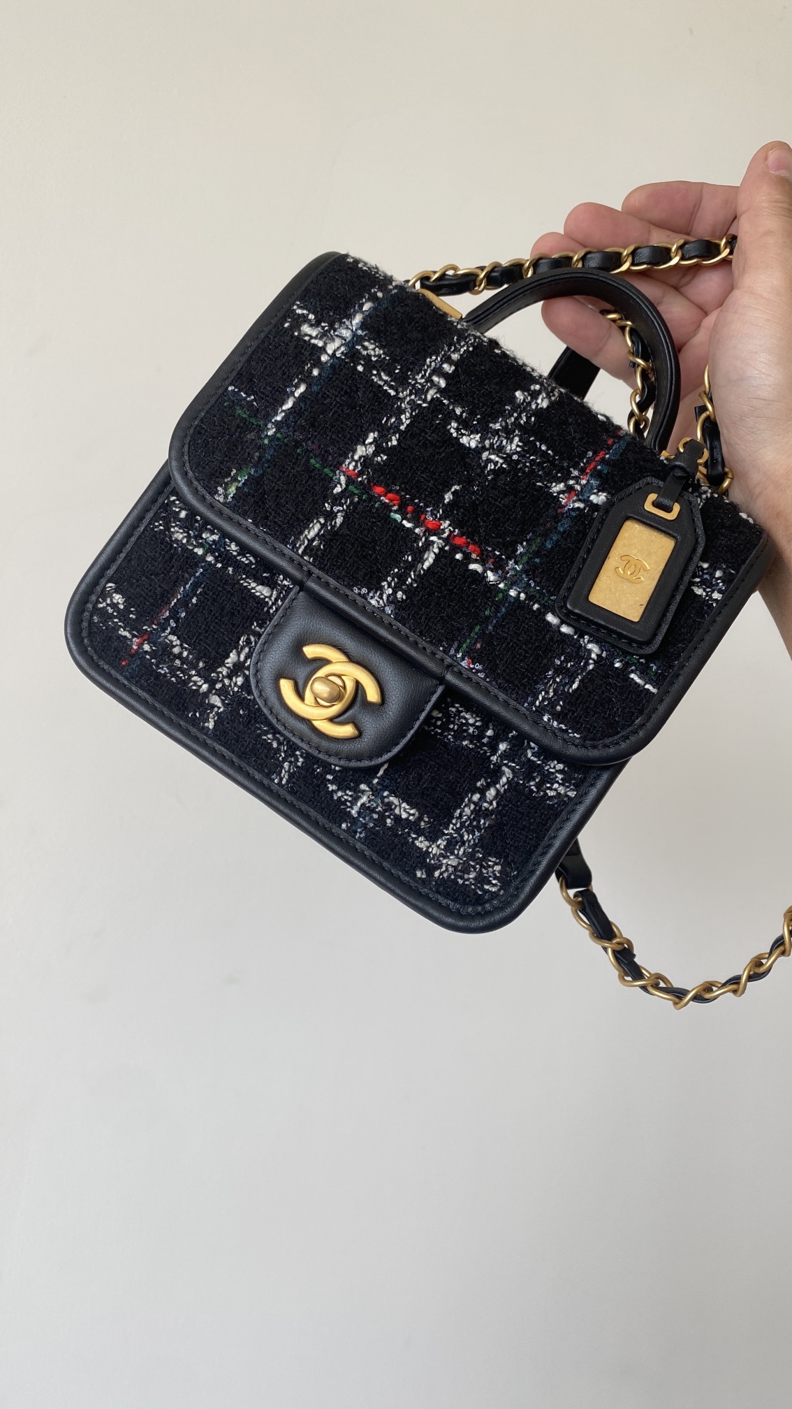 Ch@nel Flap Bag-17x20.5x6CM