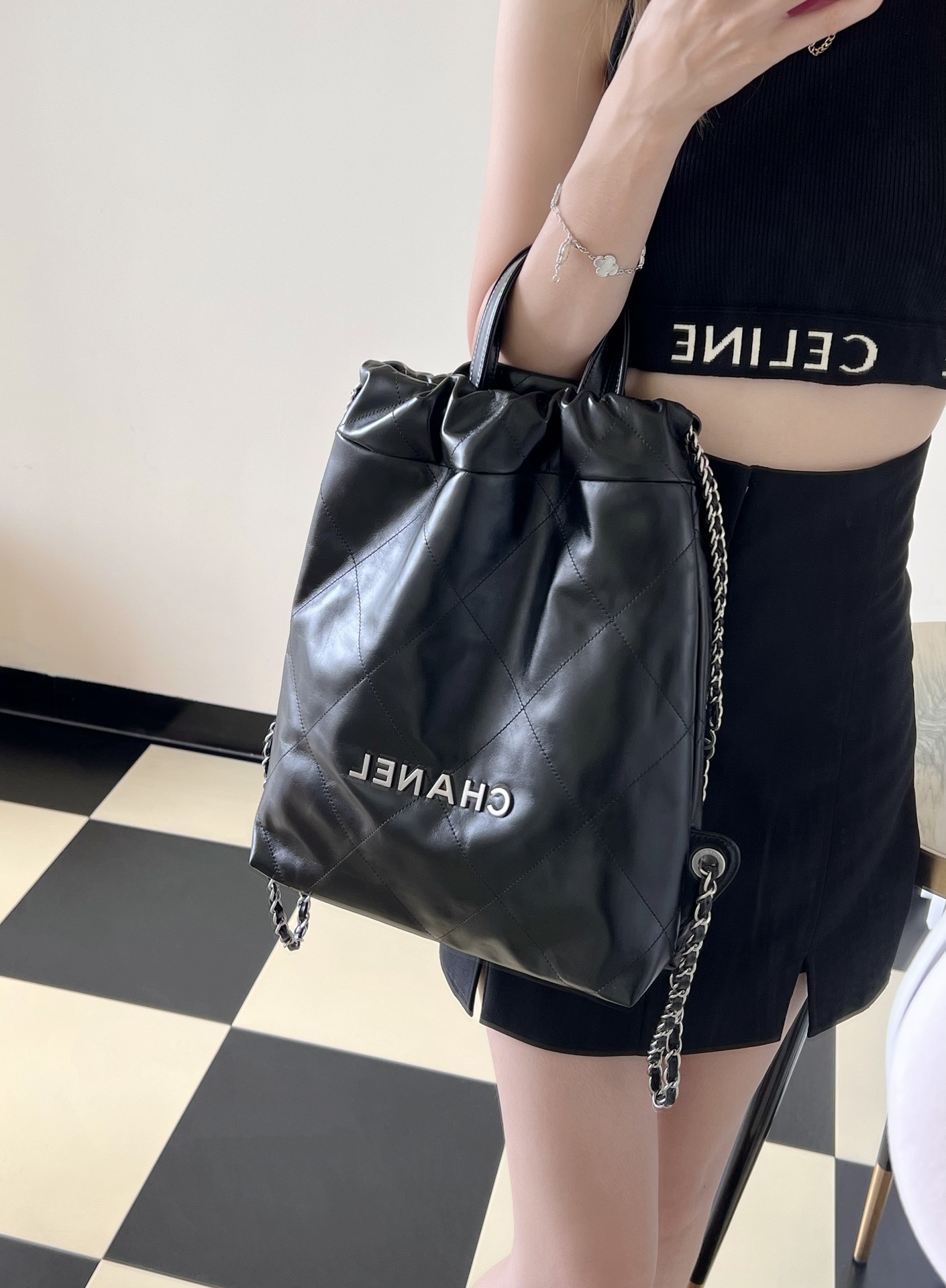 Ch@nel Backpack-29*34*10.5CM