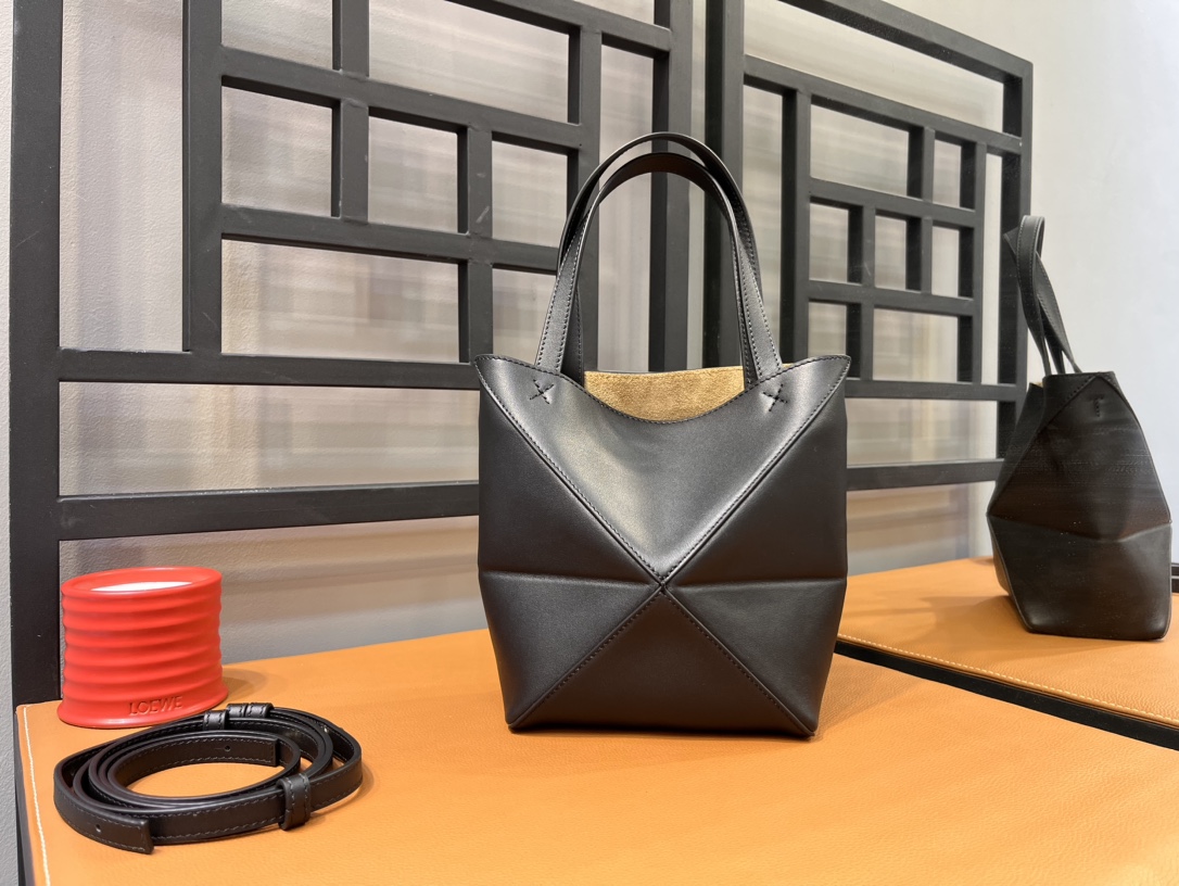 L0ew* puzzle tote-16.5/9.5/20cm
