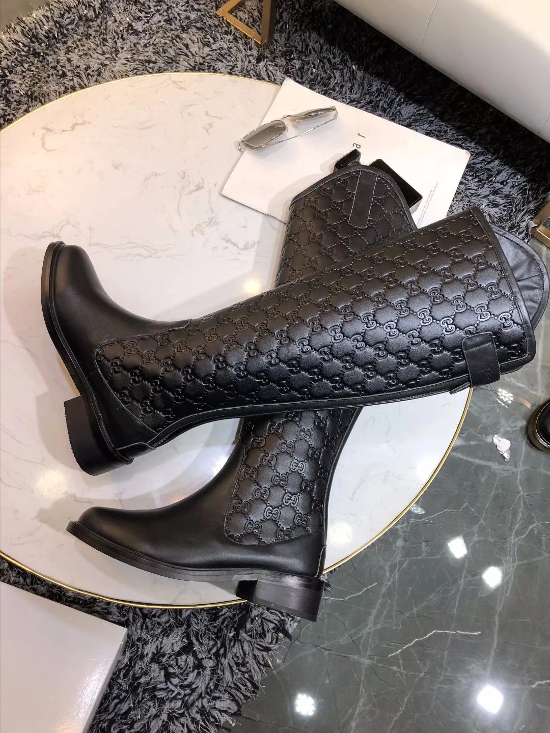 G*u*i boots-3.5cm