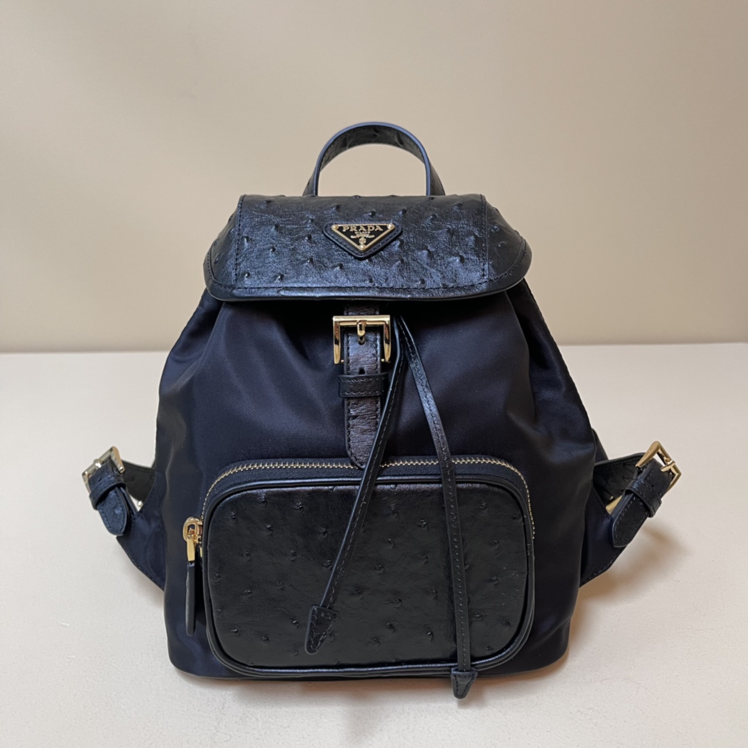 Pra*a backpack 1bz074 -20.5×25×11.5cm