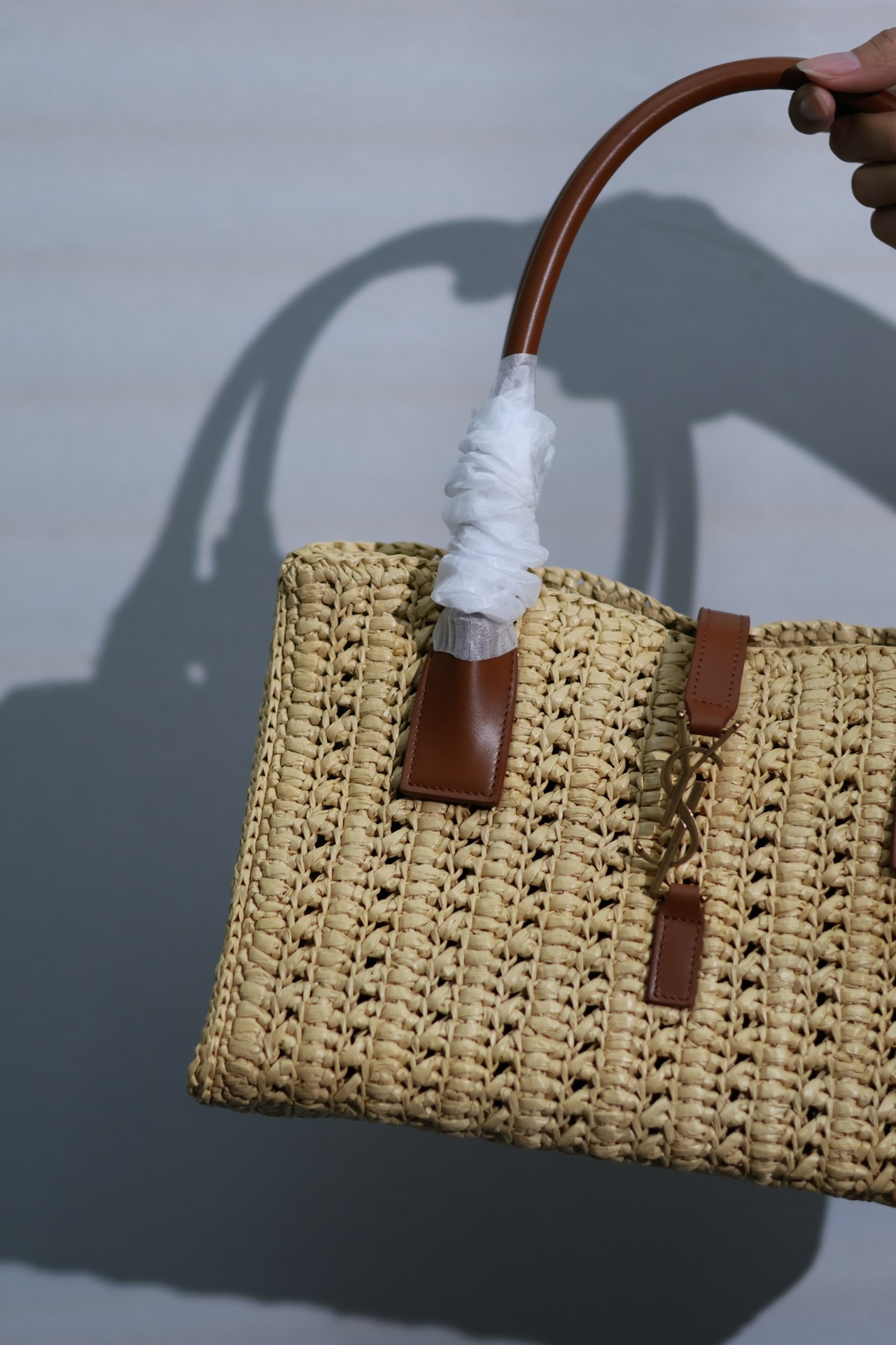 Y*L tote woven bag-29×21×9cm