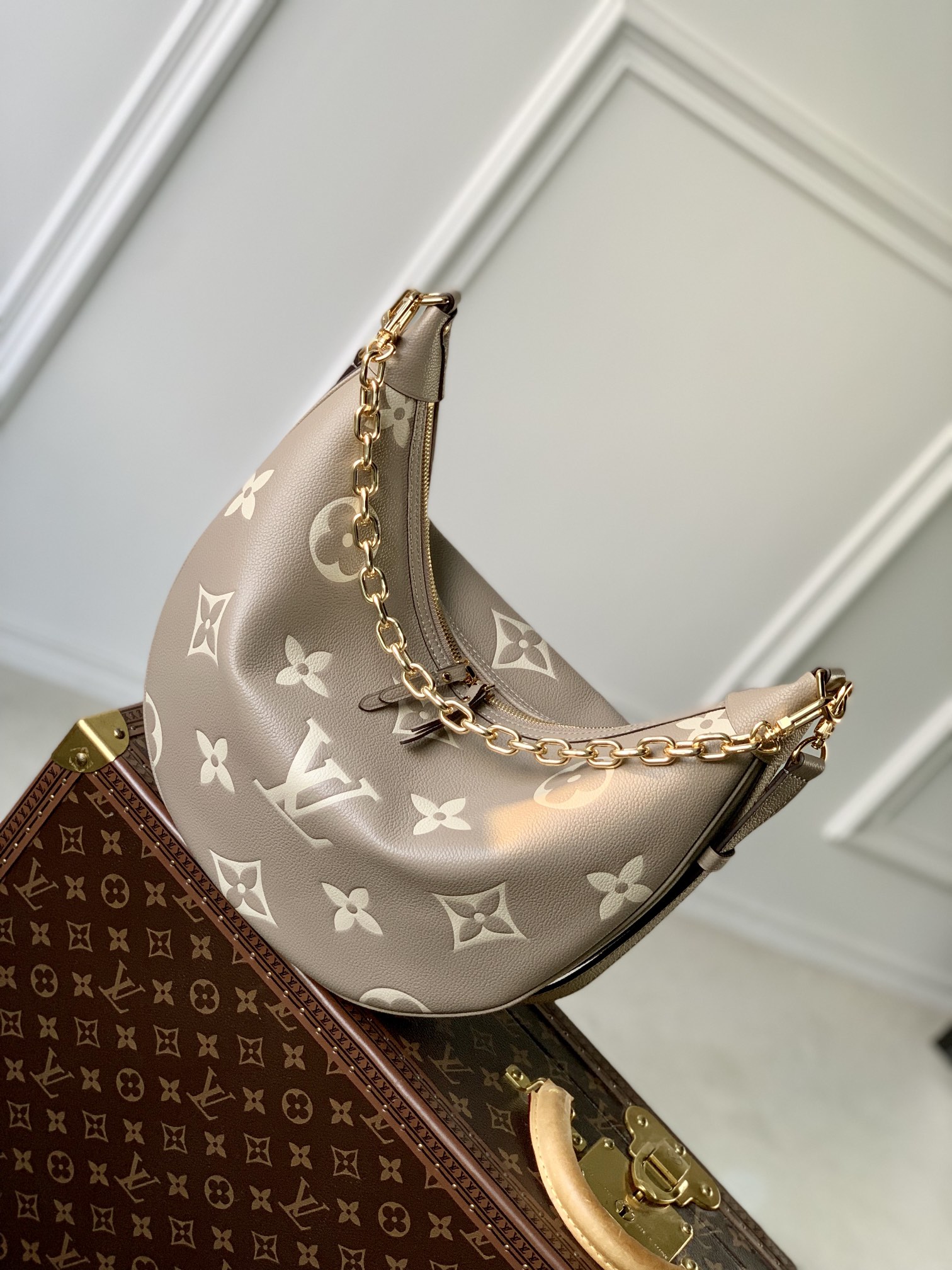 l0*is V*t0n loop hobo handbags-m46725-38*26*10cm
