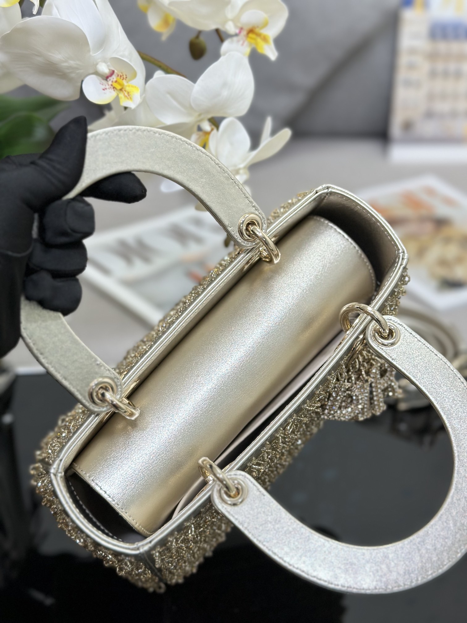 lady D*or handle bag-24cm