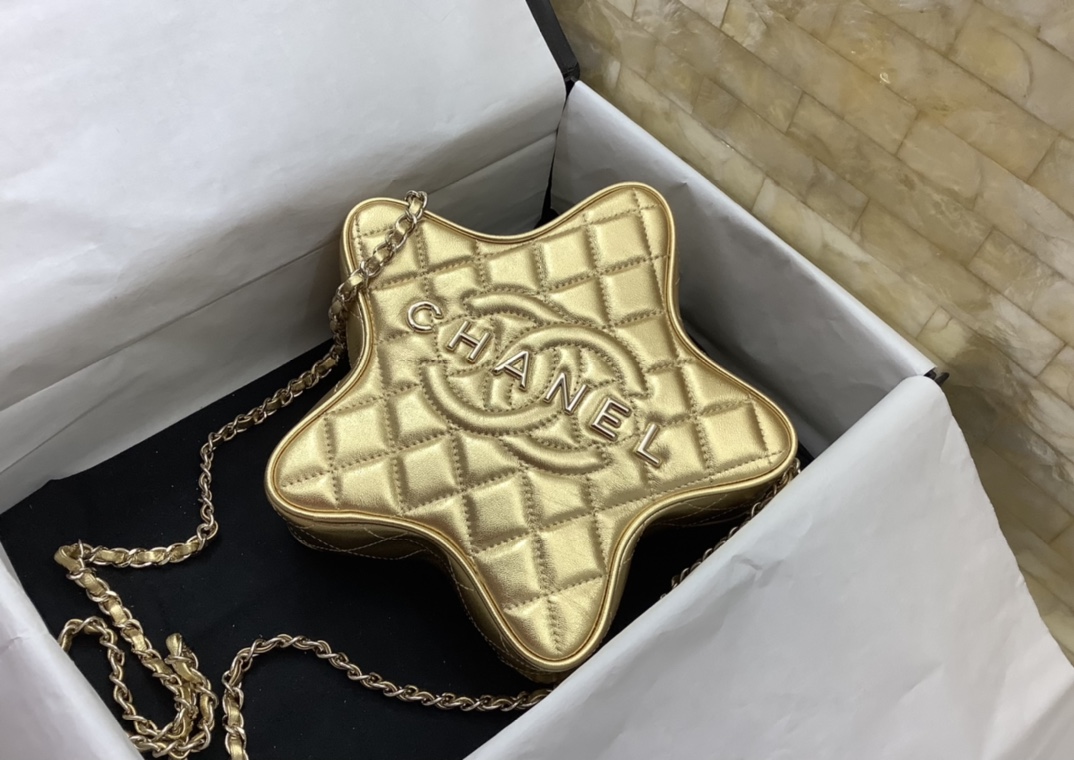 Ch@nel 2024SS Star Coin Purse-22.5 *22.5 *6CM