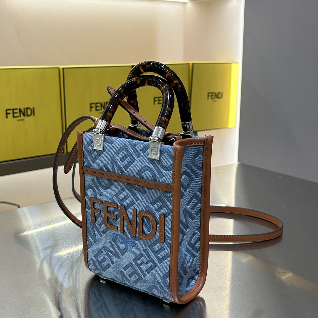F**di mini tote bag-13*18*6.5cm