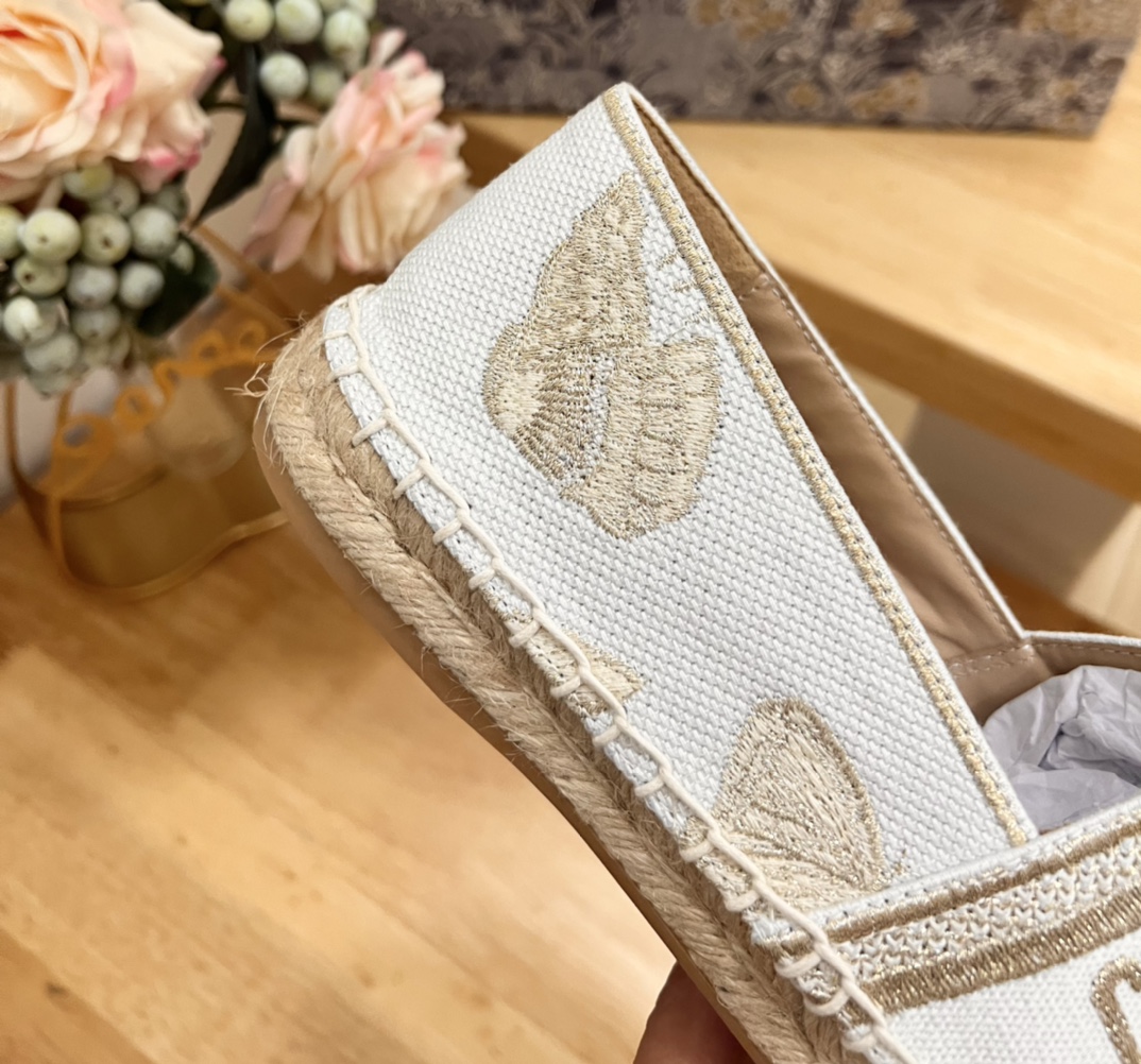 D*or oblique espadrilles