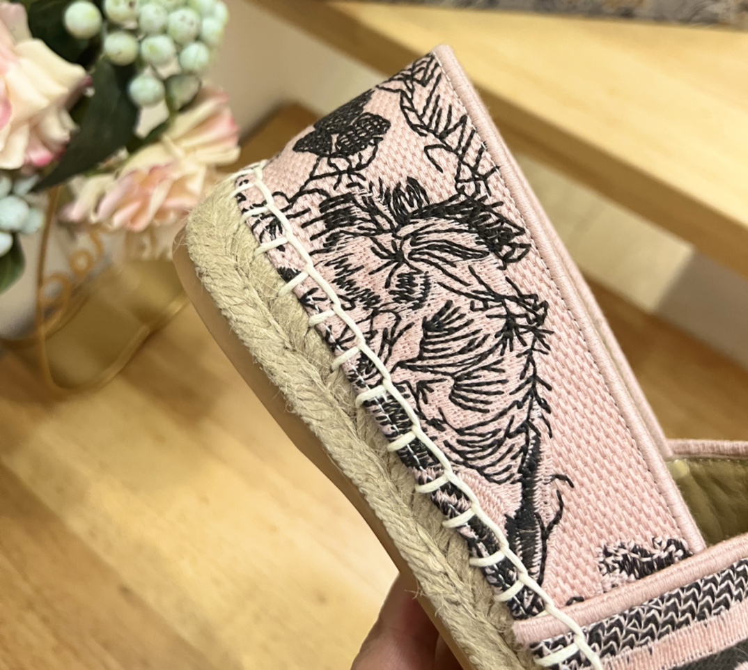 D*or oblique espadrilles