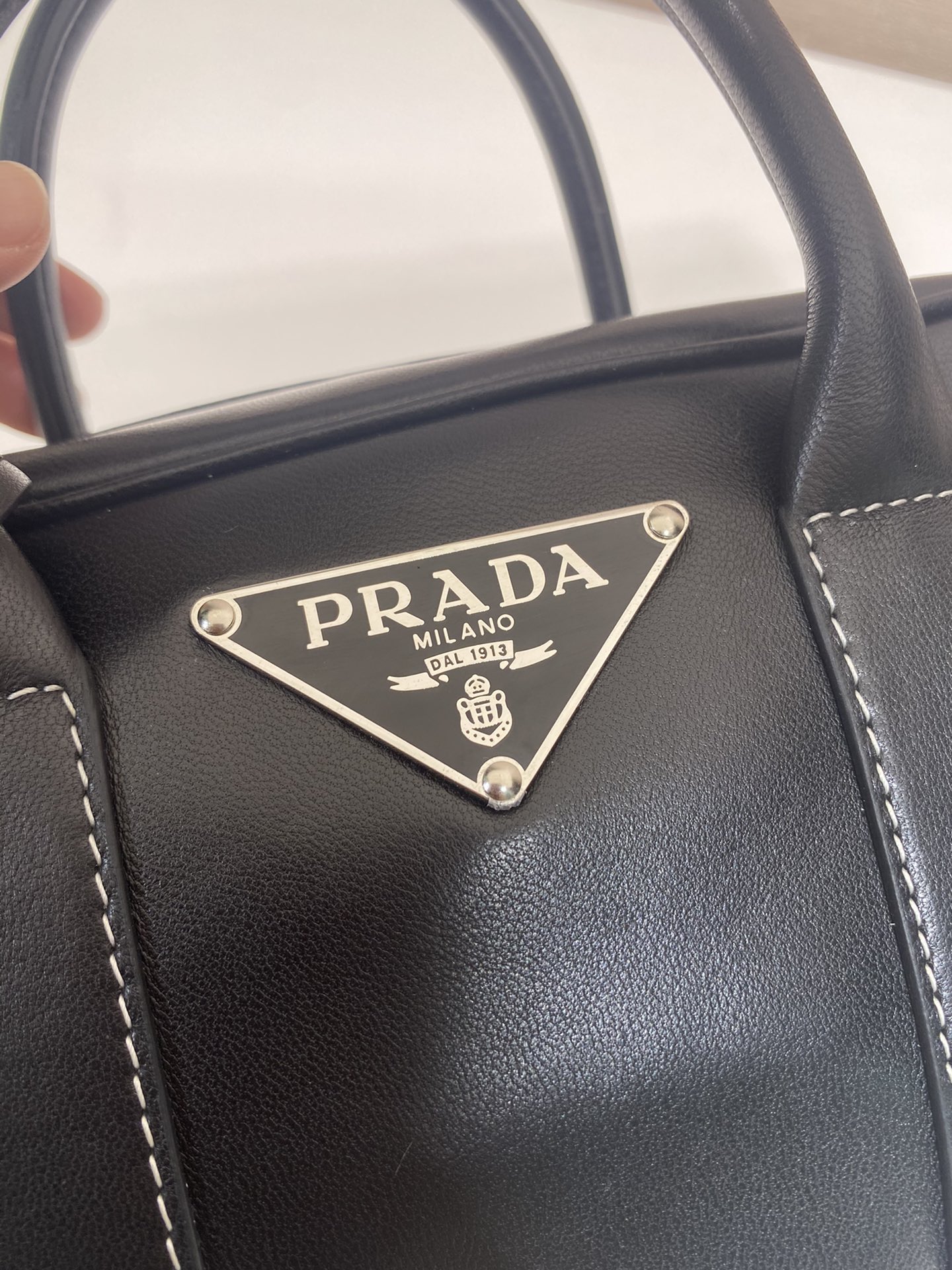 Pra*a medieval boston bag 1ba846-24*15*5cm