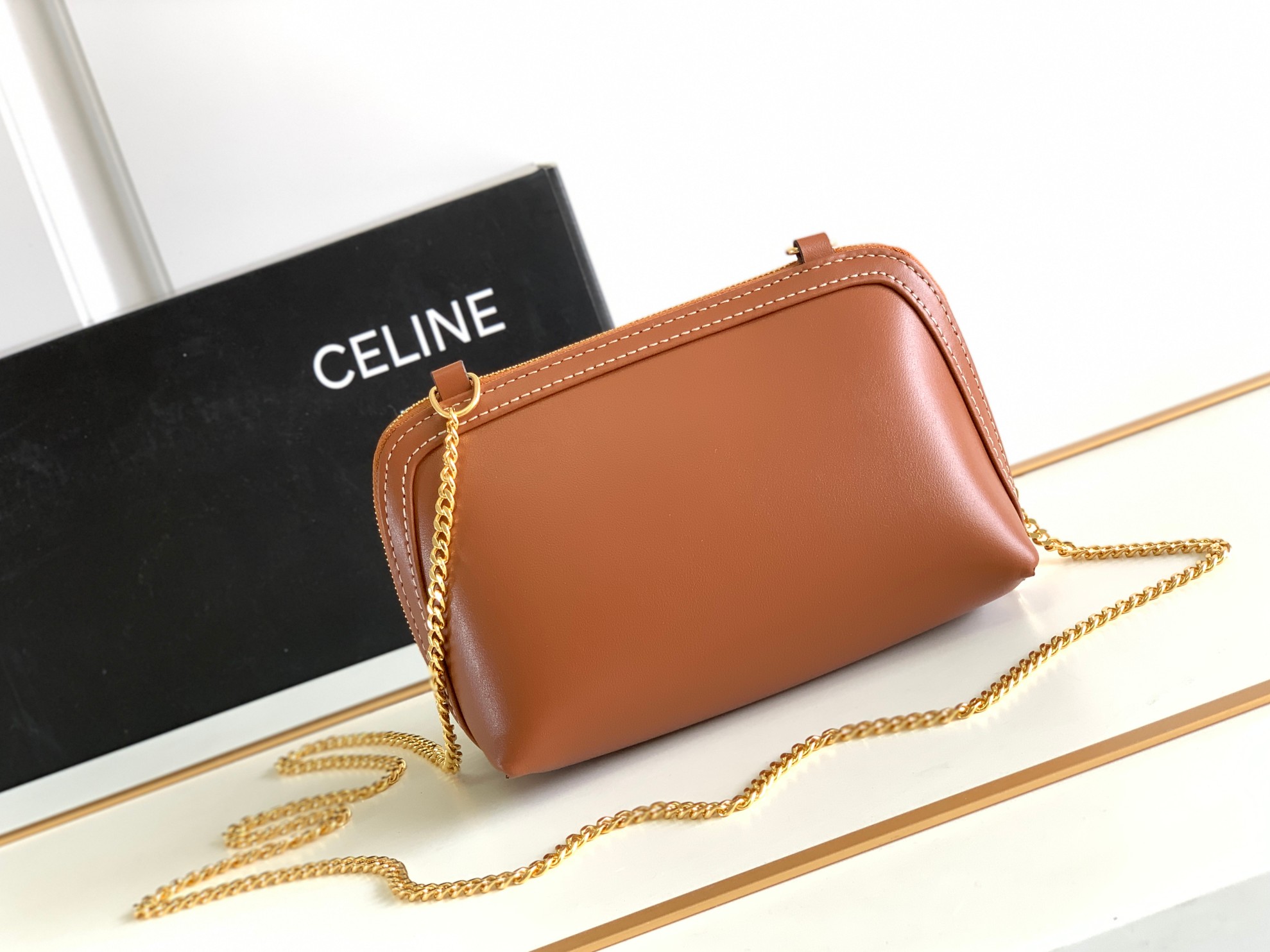 Ce**e triomphe shell bag-16*11*8cm