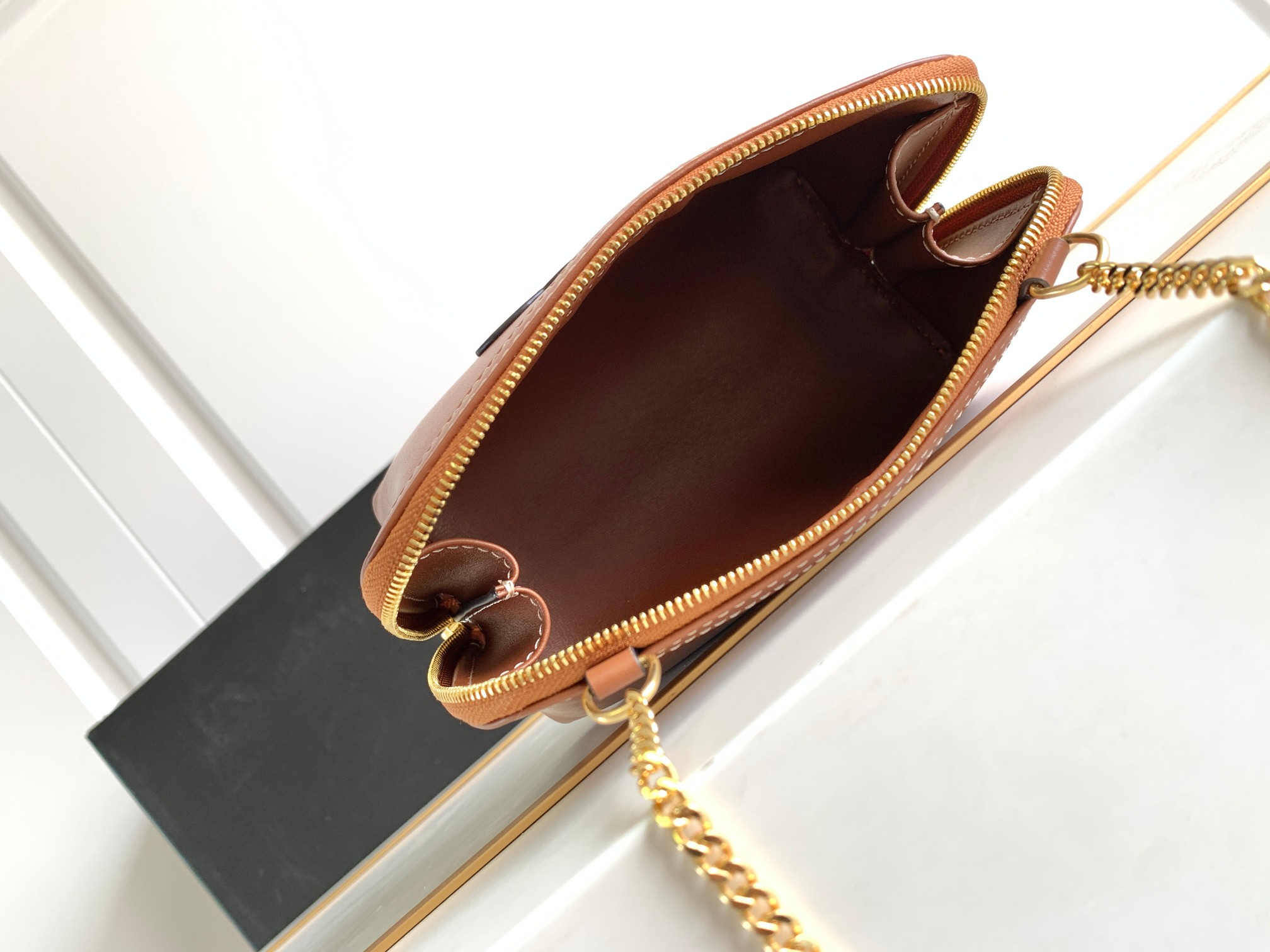 Ce**e triomphe shell bag-16*11*8cm