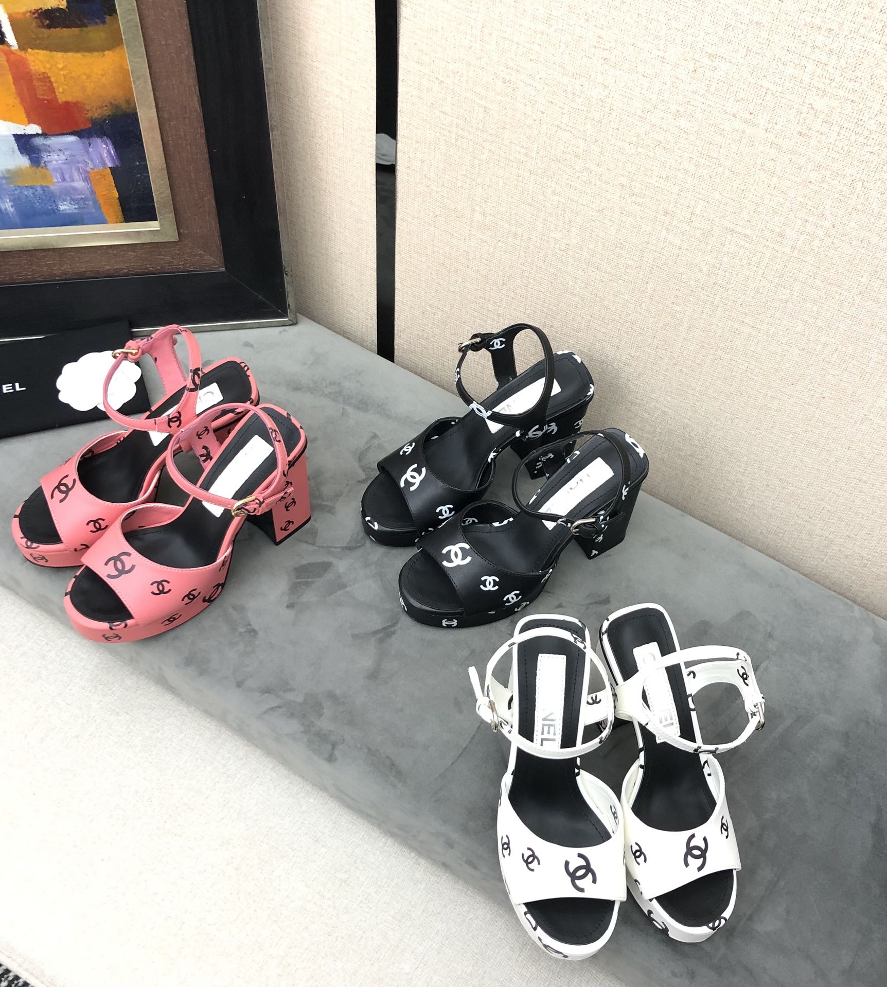Ch@nel Sandals